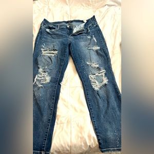 Paint splatter boyfriend Judy Blues